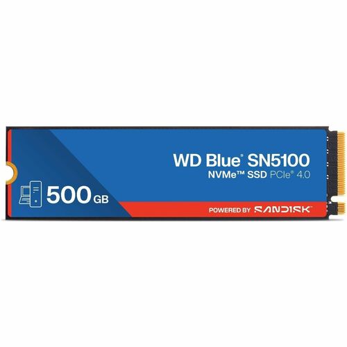 WD Blue SN5100 WDS500G5B0E-00CPE0 500 GB Solid State Drive - M.2 2280 Internal - PCI Express NVMe (PCI Express NVMe 4.0) -