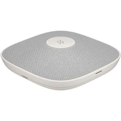 HP Poly Studio A2 White Table Microphone w/ Mounting Plate I/O cables