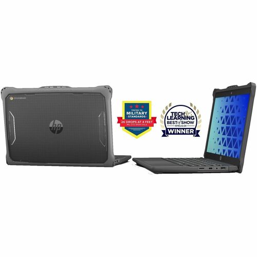 Carcaza deslizante Extreme Shell-F2 para HP Fortis Chromebook G10 y G11 de 14" (gris/transparente)