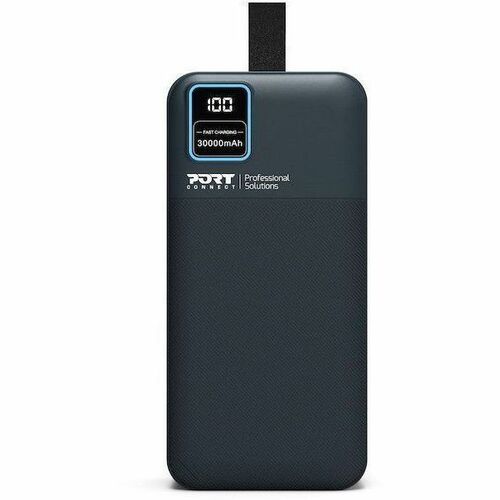 Powerbank Port Connect - Pour Tablette PC, Smartphone, Dispositif GPS, Casque - 30000 mAh - 2,10 A - 5 V DC Sortie - Coone