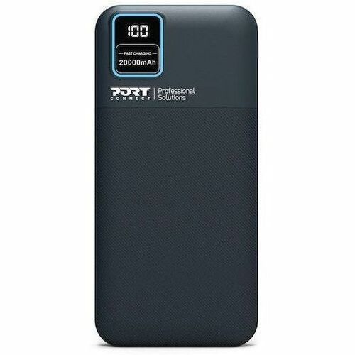 Powerbank Port Connect - Pour Smartphone, Tablette PC, Casque, Smartwatch - 20000 mAh - 2,10 A - 5 V DC Sortie - Coonecteu