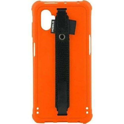 MOBILIS Robust Tasche Samsung Galaxy XCover7 Pro Smartphone - Orange - Sturzsicher, Stoßdämfpend, Stoßfest, Kratzfest, Sta