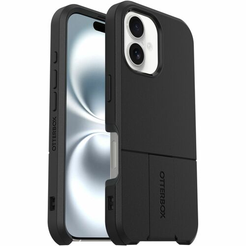 OtterBox uniVERSE Rugged Case for Apple iPhone 16 Smartphone - Black - 1