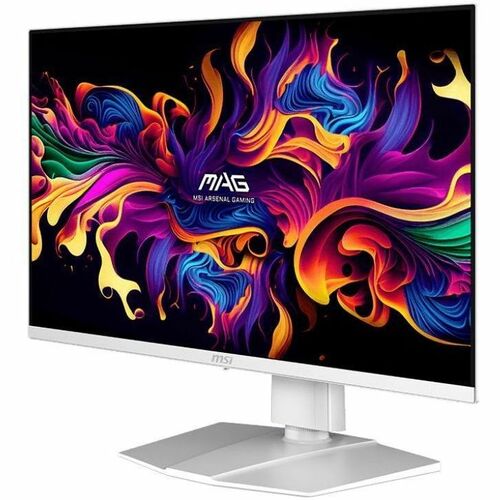 MSI MAG 272QPW QD-OLED X28 27" Class WQHD Gaming OLED Monitor - 16:9 - White - 26.5" Viewable - Quantum Dot OLED - 2560 x 