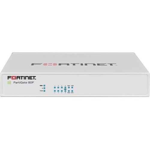Sicurezza della rete/Dispositivo Firewall Fortinet FortiGate FG-80F - 8 Porta - 1000Base-T - Gigabit Ethernet, 1000Base-X 