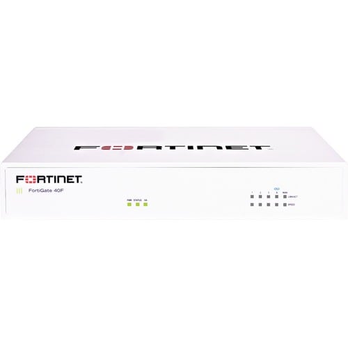Sicurezza della rete/Dispositivo Firewall Fortinet FortiGate FG-40F - 3 Anno/i - TAA Conforme - 5 Porta - 10/100/1000Base-