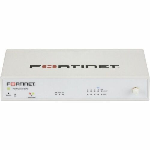Sicurezza della rete/Dispositivo Firewall Fortinet FortiGate FG-50G - 3 Anno/i - Prevenzione intrusione - 5 Porta - 1000Ba