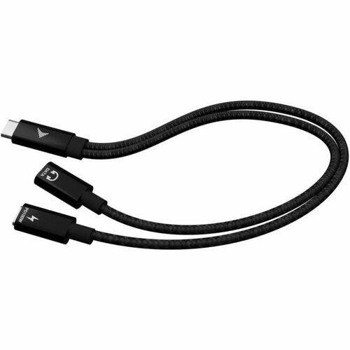 i-tec 30 cm USB-C Audio/Power/Datentransfer-Kabel - Cable for Notebook, Tablet, Smartphone, Audiogerät - 480 Mbit/s - Spli