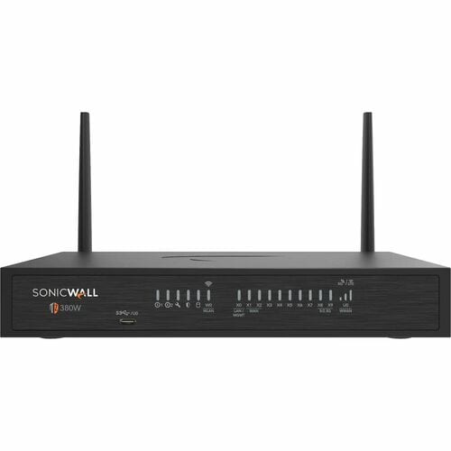 SonicWall TZ380W Network Security/Firewall Appliance - Intrusion Prevention - 8 Port - 5 Gigabit Ethernet - 3.50 Gbit/s Fi
