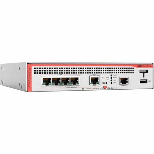 Allied Telesis Secure ARX200S-GT Netzwerksicherheitslösung - 5 Anschluss - 10/100/1000Base-T - Gigabit-Ethernet - 2 Gbit/s