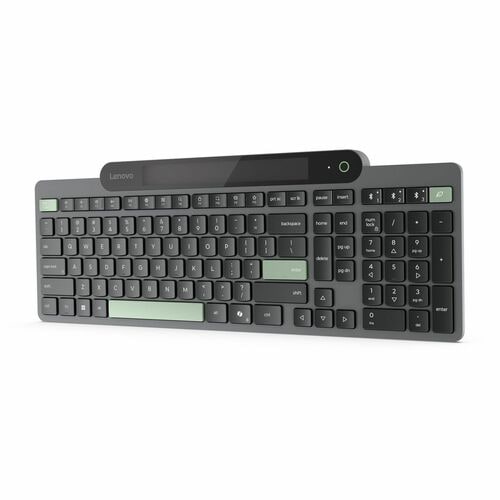 Lenovo Keyboard - Wireless Connectivity - Nordic - Black - Plunger Keyswitch - Bluetooth - 5.1 - 108 Key(s) - Windows 10, 