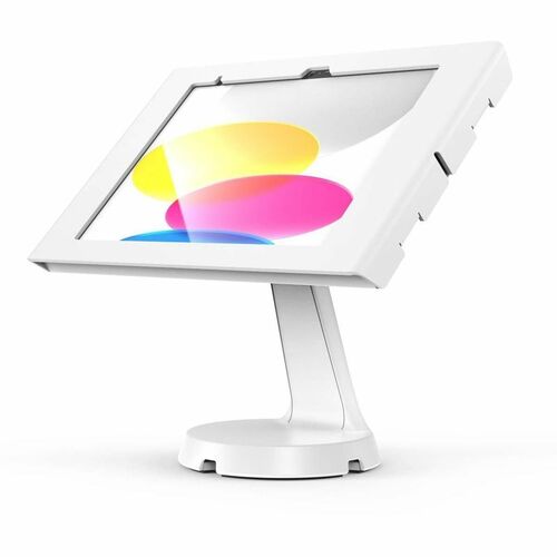 iPad 10th-11th (A16) Gen, Apex Enclosure Mast Counter Stand White - iPad 10th-11th (A16) Gen, Apex Enclosure Mast Counter 