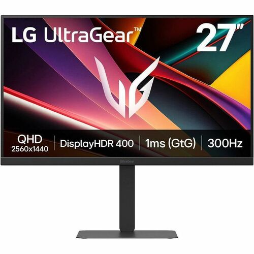 LG UltraGear 27G640A-B 27" Class WQHD Gaming LCD Monitor - 16:9 - 27" Viewable - In-plane Switching (IPS) Technology - 256