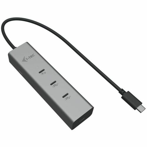 i-tec USB Hub - USB Type C - 1.25 GB/s, 640 MB/s - Notebook, Tablet, Smartphone - Portable - 4 Total USB Port(s) - PC, Mac