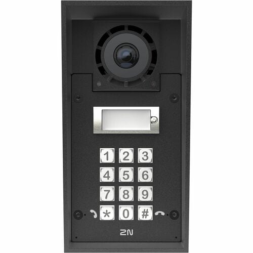 2N IP Force 2.0 Intercom System - 13.56 MHz - Surface Mount, Flush Mount for Surveillance System - Aluminum