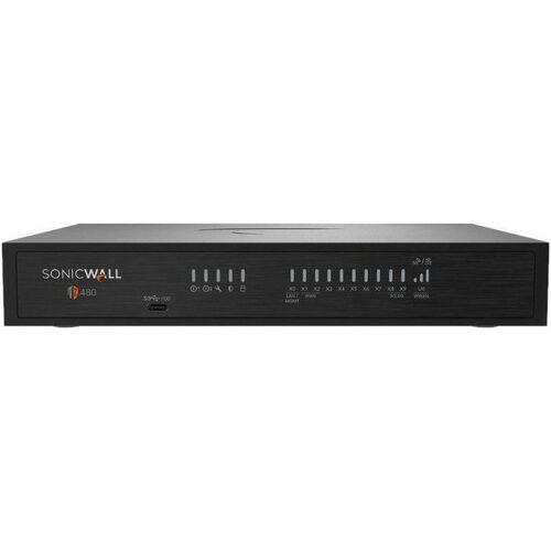 SonicWall TZ480 Network Security/Firewall Appliance - 3 Year Secure Upgrade Plus Advanced Edition - Intrusion Prevention -