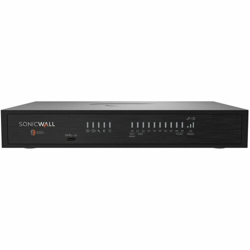 SonicWall TZ480 Network Security/Firewall Appliance - 1 Year TOTALSECURE ADVANCED EDITION - Intrusion Prevention - 8 Port 