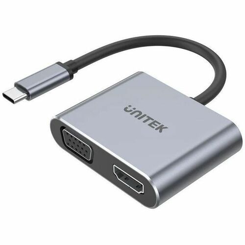 Unitek uHUB AV/Data Transfer Adapter - 1 - 1 × USB Type C - Male - 1 × HDMI 2.0 Digital Audio/Video - Female, 1 × USB Type
