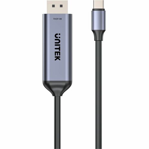 Unitek 1.80 m DisplayPort/USB-C A/V Cable - 1 - Cable for Monitor, Phone, Tablet, Notebook, PC - First End: 1 x USB Type C