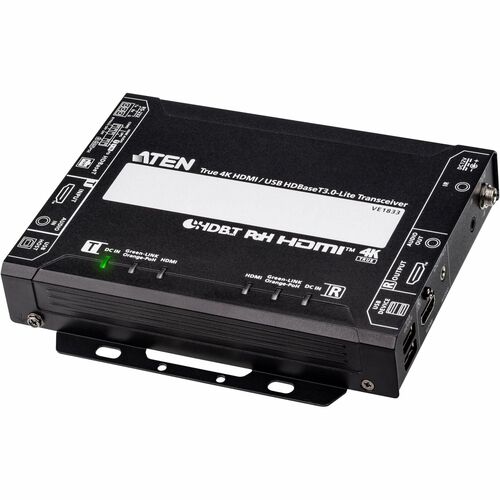 ATEN True 4K HDMI / USB HDBaseT 3.0 - Lite Transceiver with PoH (True 4K@40 m) - 1 Input Device - 1 Output Device - 131.23