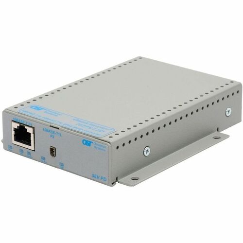 OmniConverter 10T/APS 1 x 10BASE-T RJ-45 and 1 x 10BASE-T1L IEC SPE Jack APS Class C, DC Terminal, Extended Temp - 1 x 10B