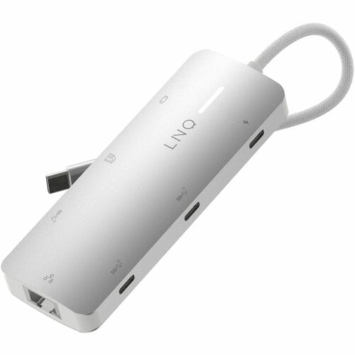 LINQ USB Type C Docking Station for Tablet, Notebook, Mouse, Keyboard, Hard Drive, Flash Drive - Charging Capability - Mem