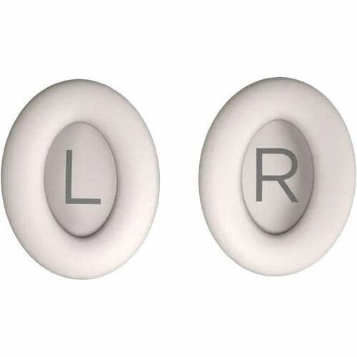 Bose QuietComfort 45 Headphones Ear Cushion Kit - White Smoke - Synthetic Leather Pair