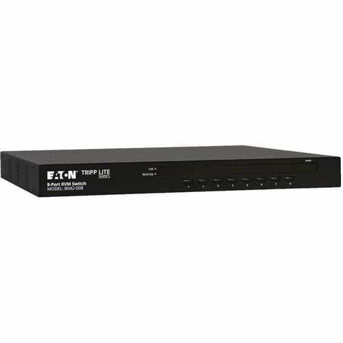 Tripp Lite series B042-008 Conmutador KVM - 8 Computador(es) - 2048 x 1536 - 1U - Montable en bastidor