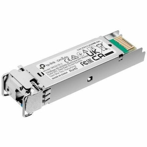 TP-Link Omada SM321B-2 SFP (mini-GBIC) - 1 x LC 1000Base-BX Simplex Network - For Data Networking, Optical Network - Optic