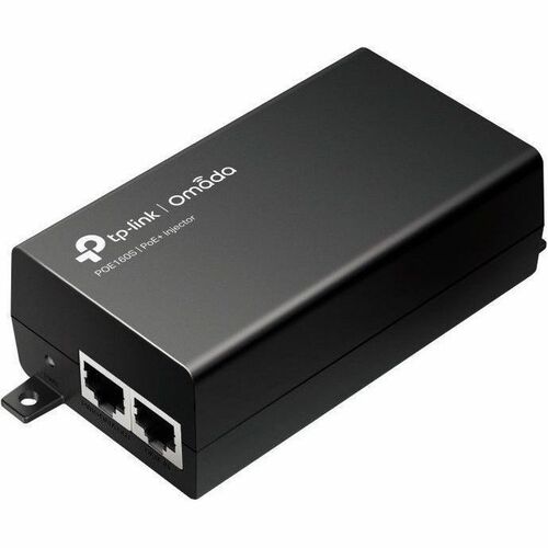 Omada POE160S PoE+ Injector - 120 V AC, 230 V AC Input - 1 x 10/100/1000Base-T Input Port(s) - 1 x 10/100/1000Base-T Outpu