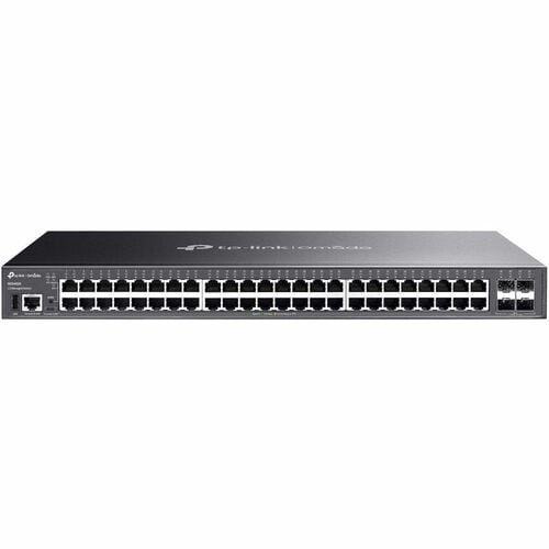 TP-Link Omada SG5452XMPP 48 Ports Manageable Ethernet Switch - Gigabit Ethernet, 10 Gigabit Ethernet - 10/100/1000Base-T, 