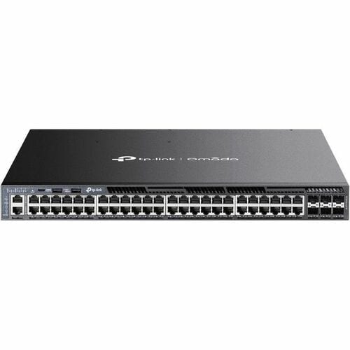 TP-Link Omada SG6654XHP 48 Ports Manageable Ethernet Switch - Gigabit Ethernet, 10 Gigabit Ethernet - 10/100/1000Base-T, 1