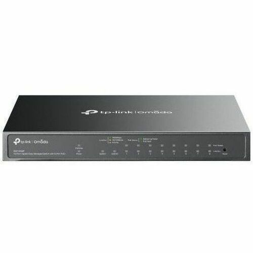 Omada ES210GMP 10 Ports Manageable Ethernet Switch - Gigabit Ethernet - 10/100/1000Base-T, 1000Base-X - 2 Layer Supported 