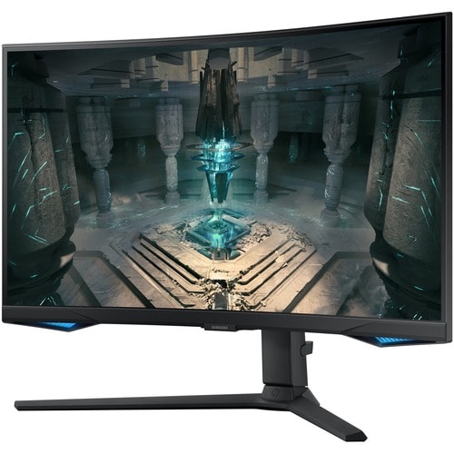 Monitor inteligente LED de juegos Samsung Odyssey G6 S32BG650EL 32" (81.3cm) Class WQHD Pantalla curva - 16:9 - Negro - 32