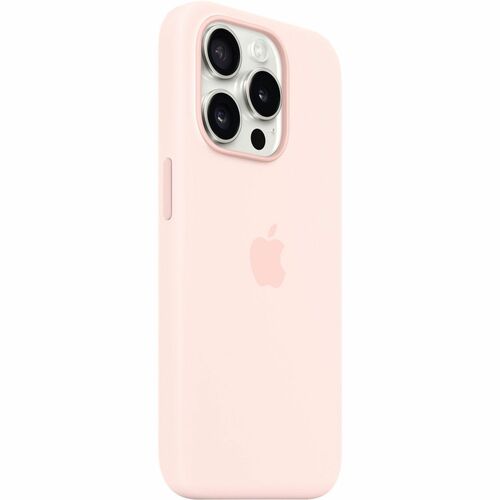 Funda Apple - para Apple iPhone 15 Pro Smartphone - Rosa Brillante - Sedoso, Tacto suave - Resistencia a arañazos, Resiste