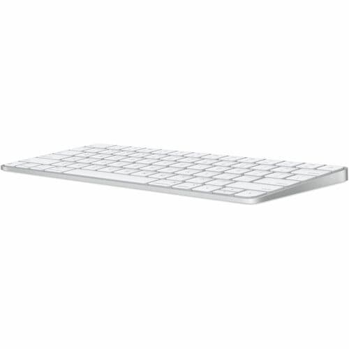 Apple Magic Teclado - Con cable/Inalámbrico Conectividad - USB Tipo C Interfaz - Español - Blanco - Bluetooth - Multimedia