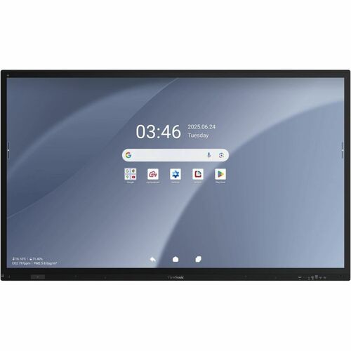ViewSonic ViewBoard IFP7563-1C 1905 mm 4K UHD LCD Collaboration Display - ARM Cortex A76 + A55 - 16 GB LPDDR - Projected C