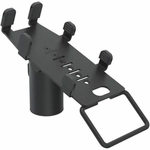 SpacePole DuraTilt Desk Mount for Payment Terminal - Black - Metal - 1 / Box