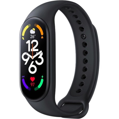 MI Smart Band 7 Pulsera inteligente - Negro Body Color - Aleación de aluminio, Vidrio templado Body Material - Termoplásti