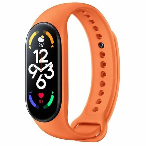 MI Ajustable Correa para reloj - Gancho Adjunto - Naranja - Silicona, Aleación de aluminio, TPU, Aluminio