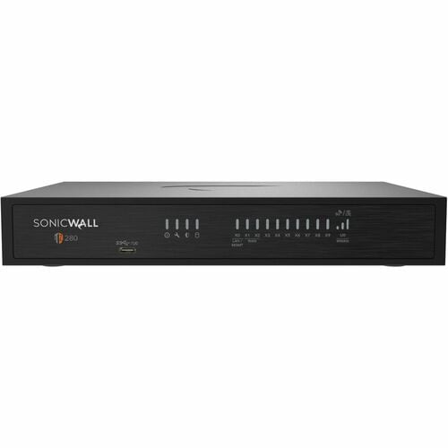 SonicWall TZ280 Network Security/Firewall Appliance - Intrusion Prevention - 8 Port - Gigabit Ethernet - 2.50 Gbit/s Firew