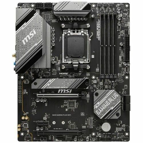 MSI B650 GAMING PLUS WIFI Gaming Desktop Motherboard - AMD B650 Chipset - Socket AM5 - ATX - Ryzen 5, Ryzen 7 Processor Su