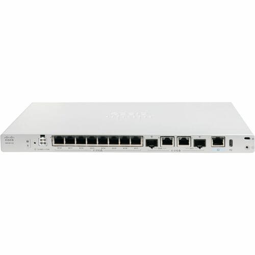 Cisco Secure Router 8100 C8140-G2 Router - 10 Ports - 8 RJ-45 Port(s) - 2 WAN Port(s) - Management Port - 2 SFP (mini-GBIC