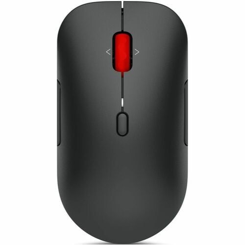 Lenovo 6000 Full-size Mouse - Bluetooth/Radio Frequency - USB Type A - Optical - 8 Button(s) - Eclipse Black - 1 - Wireles