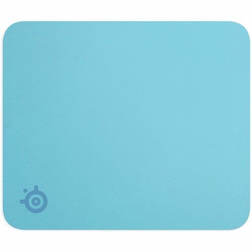 SteelSeries QcK Gaming Mouse Pad - 10.63" Height x 12.60" Width x 0.08" Depth - Aqua - Silicon, Rubber - Anti-slip - Mediu