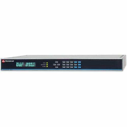 Microchip SyncServer S600 Network Time Server - SyncServer S600 with Rubidium Oscillator, 10 GbE upgrade, Dual-corded, dua