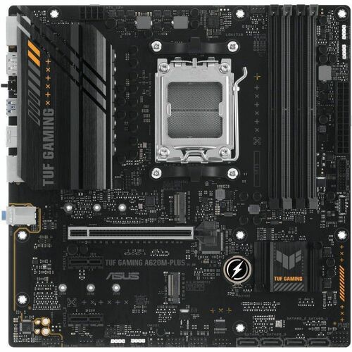 Carte mère de jeux de bureau TUF A620M-PLUS - AMD A620A Chipset - Socket AM5 - Micro ATX - Ryzen 5, Ryzen 7, Ryzen 9 proce