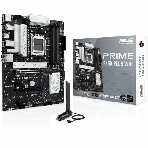Carte mère de jeux de bureau Asus Prime B650-PLUS WIFI - AMD B650 Chipset - Socket AM5 - ATX - Ryzen 9, Ryzen 7 Processor 
