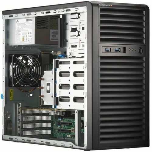 Supermicro SuperWorkstation SYS-531R-I 服务器光架系统 - 迷你塔式 - 1 x 处理器支持 - Intel C262 芯片 - 128 GB DDR5 SDRAM 最大内存支持 - 4 内存插槽总数 - 