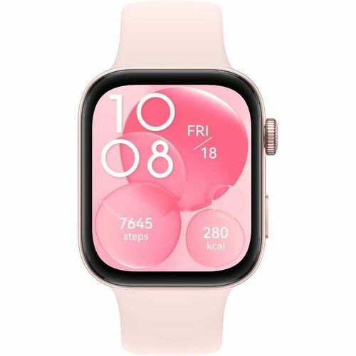 Huawei WATCH FIT 3 Smartwatch - Quadratisch Case Shape - 43 mm Case Height - 9,90 mm Case Thickness - Pink Case Color - Pi